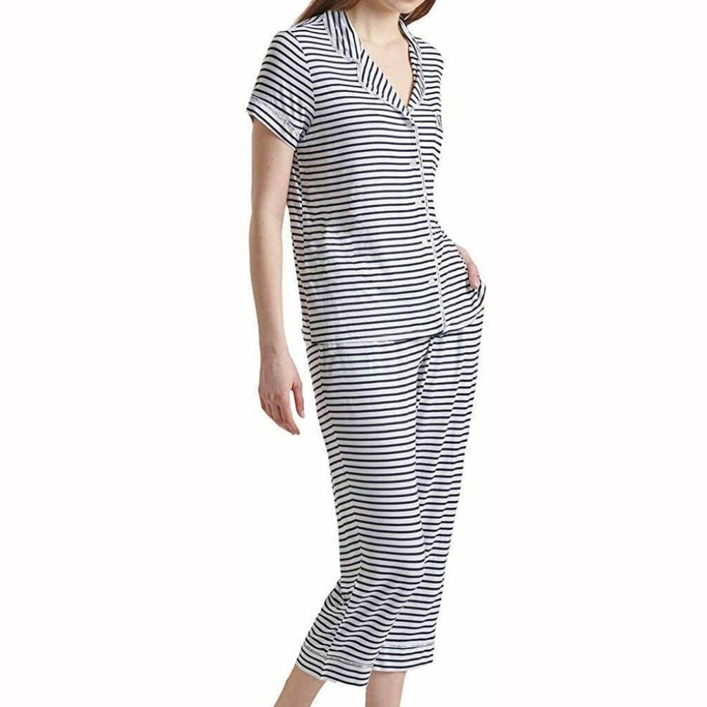 Tommy Hilfiger 2 Piece Notch Collar Pajama Set
